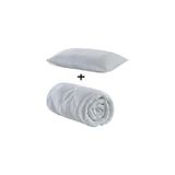 Tek Kişilik Microfiber Yazlık Ince Yorgan + Yastık - 100 x 100 cm - (ClearEyelets)Black-RadiantOrchid