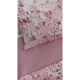 Tek Kişilik Nevresim Takımı % 100 Pamuk - Mor - 160 x 220 cm