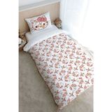 Tek Kişilik Nevresim Takımı (160x220) - Cartoon Serisi - Hello Kitty Pattern