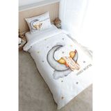 Tek Kişilik Nevresim Takımı (160x220) - Pure Baby Serisi - Ayda Uyuyan Ördek
