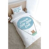 Tek Kişilik Nevresim Takımı (160x220) - Pure Baby Serisi - Bear Dream