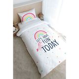 Tek Kişilik Nevresim Takımı (160x220) - Pure Baby Serisi - Unicorn Fun