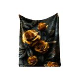 TEK KİŞİLİK ORGANİK PAMUKLU POLAR 150*224 CM TV BATTANİYESİ KOLTUK YATAK ÖRTÜSÜ MARKA GÜL ÇİÇEK ROSE