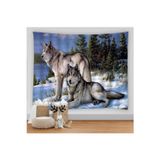Tek Kişilik Polar 150 Cm * 224 Cm. Tv Battaniyesi Beyaz Kurt