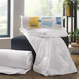 Tek Kişilik Roll Pack Yorgan, Yatak Konforu Artıran Hafif ve Kullanışlı - 100 x 135 cm - (DipCamo)Charcoal-White