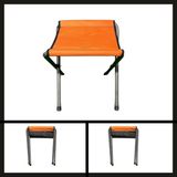 Tek Kişilik Uyguna-Yakala Turuncu Argeus Katlanabilir Pedli TABURE-TAB.054 Turuncu Tekli - 6456 Ecorce Tube Marron - Polyester