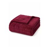 Tek Kişilik Wellsoft Tv Battaniyesi Softly 100X175 Cm Bordo