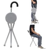 Tek Kişilik Witra Marka Ithal Alüminyum Oturaklı Baston Sandalye Gri Tekli - 6456 Ecorce Tube Marron - Polyester