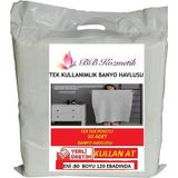 Tek Kullanımlık Banyo Havlusu Kullan At Ev Otel Seyahat Tatil Spor Havuz Kişiye Özel Tek Tek Poşetli 50 Adet 80X120