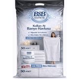 Tek Kullanımlık Banyo Havlusu Ultra Kalın (70X150) 50 Adet Poşetsiz