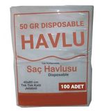 Tek Kullanımlık Otel Buklet Sauna Kuaför Saç Baş Spor Salonu Seyahat Havlusu 50 Gr 40×80 Petek Dokulu Kullan At