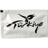 Tek Kullanımlık Otel Islak Mendil Paket / 6X10 Cm. / Türkiye Yazılı Baskılı Poşet / 100 Adetlik Paket - Standart
