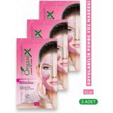 Tek Kullanımlık Pembe Soyulabilir Yüz Maskesi - Derinlemesine Temizlik & Yoğun Nem 15 ml (3 Adet)