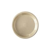 Tek Kullanımlık Plastik Tabak 22cm -Krem