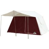 Tek Odalı Suni Deri Kamp Çadırı - KAHVERENGİ - Renkli