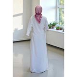 Tek Omuz Gold Toka Detaylı Tunik Pantolon Takım 8698 Ekru - 38