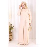 Tek Omuz Gold Toka Detaylı Tunik Pantolon Takım 8698 Taş