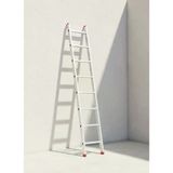 Tek Parça Alüminyum Merdiven 2.5 Metre 8 Basamaklı (Tm.250)