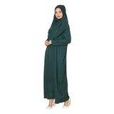 TEK PARÇA NAMAZ ELBİSESİ (Zümrüt yeşili, 2XL-3XL)