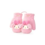 Tek Parmak Pembe İçi Yumuşacık Kürklü My Melody Sanrio Sıcacık Tutan Eldiven