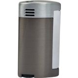 Tek Torch Pürmüz Koyu Gümüş Puro Çakmağı