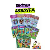 TEK YAYINCILIK 2. 3. 4. Sınıflar İçin Görselli Çocuk Hikaye Öykü Kitapları ( karma 10 kitap ) - her kitap 48 sayfa