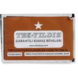 Tek Yıldız 16 - Kumaş Boyası Tütün Rengi 11 gr