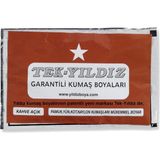 Tek Yıldız 17 - Kumaş Boyası Açık Kahve 11 gr