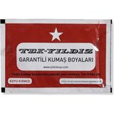 Tek Yıldız Kumaş Boyası Koyu Kırmızı