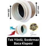 Tek Yönlü Baca Klapesi Mutfak Sızdırmaz Contalı Çekvalfi Aspiratör Davlumbaz Kötü Koku Önleyici
