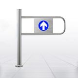 Tek Yönlü Trafik Kapısı, Otomatik Rebound Swing GateSüpermarketler, Depolar ve Kütüphaneler için Metal Güvenlik Salıncak Kapısı - Otomatik Kapanış Tasarımı - Alışveriş Merkezi için Evrensel 100cm