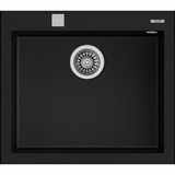 Teka 115230005 Siyah Forsquare 50.40 TG Tek Gözlü Damlalıksız Granit Eviye