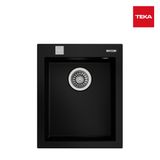 Teka 34.40 TG Forsquare Siyah Tezgah Üstü Granit Eviye