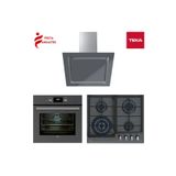 TEKA ANKASTRE GRİ SET 11 [ HAK 625 ST FIRIN + GZC 64320 ST ANKASTRE OCAK + DLV 68660 ST DAVLUMBAZ ]