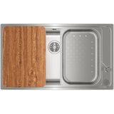 Teka Bahia 1b Plus Aksesuarlı Evye - Gümüş