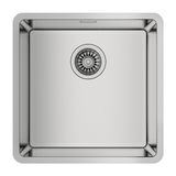 Teka BE LINEA RS15 40.40 Tezgahaltı Eviye Paslanmaz Çelik 40 cm Gri Renkli Tek Hazneli 115000007
