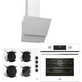 Teka Beyaz Ankastre Set ( Hak 625 Börek Şefim Wh - Gbc 64002 Wh- Tvt 60.1 Wh ) - Açık Beyaz