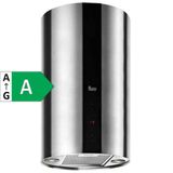 Teka CC 485 EcoPower A Sınıfı 3 Kademeli Dokunmatik Ada Tipi Davlumbaz Gri
