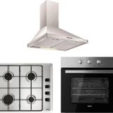 TEKA CHEF 1 INOX ANKASTRE SET ( HLX 640 İNOX OCAK - HE 715 SS FIRIN - DF 60 DAVLUMBAZ )
