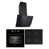 Teka Chef 5 Premium Siyah Ankastre Set (GBE 64002 Ocak/HAK 627 Fırın/ATV 60.3 M Davlumbaz)
