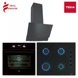 Teka Chef 5 Siyah Ankastre Set ( Hak 625 Bk Fırın + Gbe 64002 Bk Ocak + Atv 60 Bk Davlumbaz)