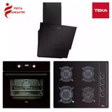 Teka Chef 7 Siyah Ankastre Set ( Hak 627 Bk Fırın + Gbc 64002 Bk Ocak + Tvt 60.1 Bk Davlumbaz)