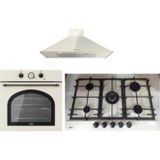 TEKA COUNTRY KREM RUSTİK ANKASTRE 90 CM LİK SET