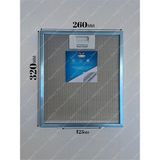 Teka: DM60 | 260X320 mm | Aspiratör & Davlumbaz Tel Yağ Filtresi | Model: 40472918 - 9178001628 - 480122102169 | 26X32 cm