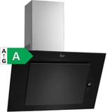 Teka DVT 985 B EcoPower A Sınıfı 3 Kademeli Dokunmatik Duvar Tipi Davlumbaz Siyah