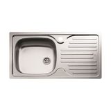 Teka Evye Infant Ob Paslanmaz Çelik Sağ 86X44 Evye Sifon Dahil - İnox