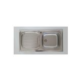 Teka Evye Paslanmaz Çelik 86X44 Sol Sifon Dahil