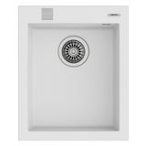 TEKA FORSQUARE 34x40 TEZGAH ÜSTÜ GRANİT EVYE BEYAZ