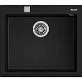 Teka Forsquare 50x40 cm TG Tezgahüstü Siyah Granit Eviye