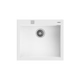 Teka Forsquare 50x40 Tezgah Üstü Granit Evye Beyaz